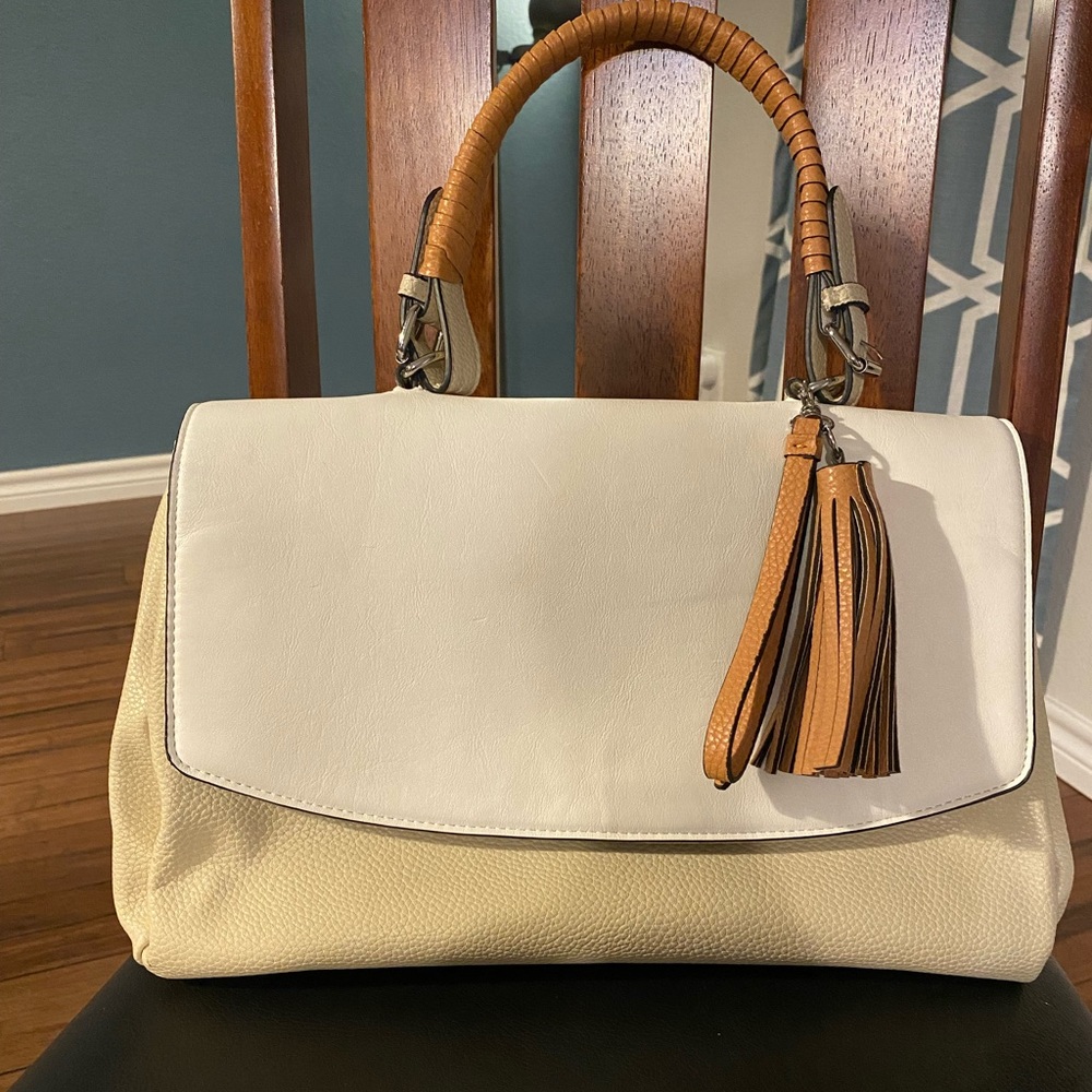 Zara Faux Leather Purse with Tassel